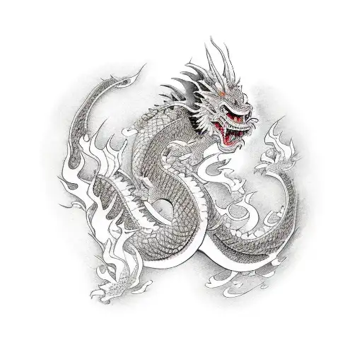 Japanese Dragon Demon