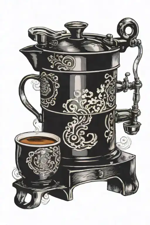 Coffee Moka Pot Steaming