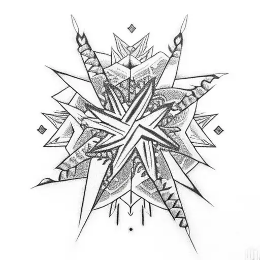 Irregular Star With Thorns