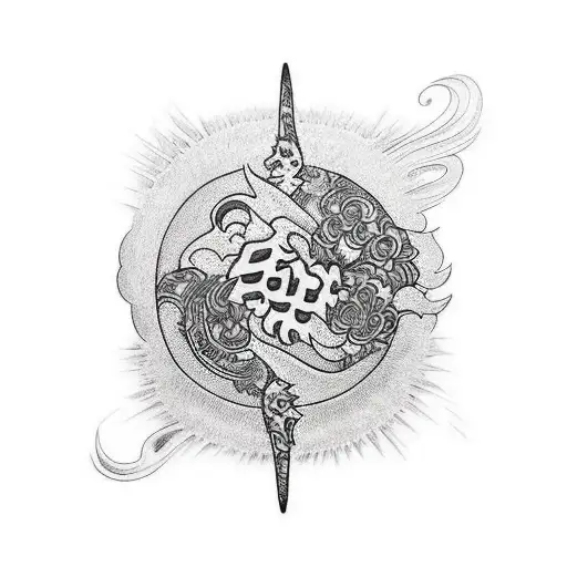 A Guitar Morphing Into A Sunrise