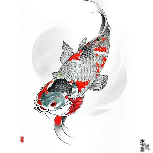 Koi Fish With God