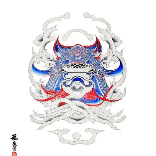 Red Blue Gay Japanese