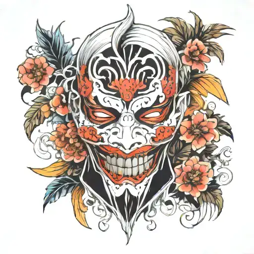 A Hauntingly Beautiful Mask Design Influenced By The Characters In Tokyo Ghoul
