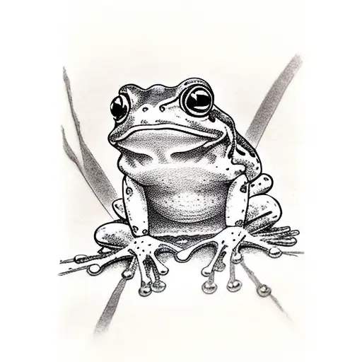 Frog With Scars