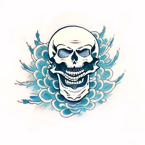 Skeleton Without Legs Smoking A Joint