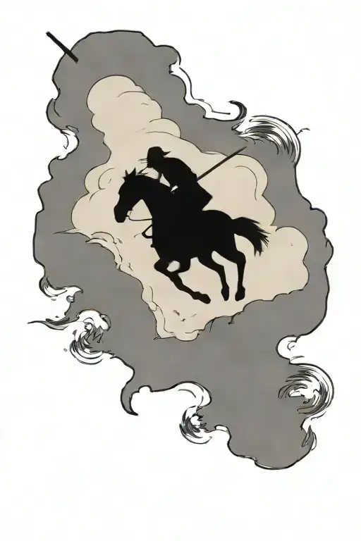 Samurai Riding Horse