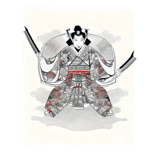 Samurai And Geisha