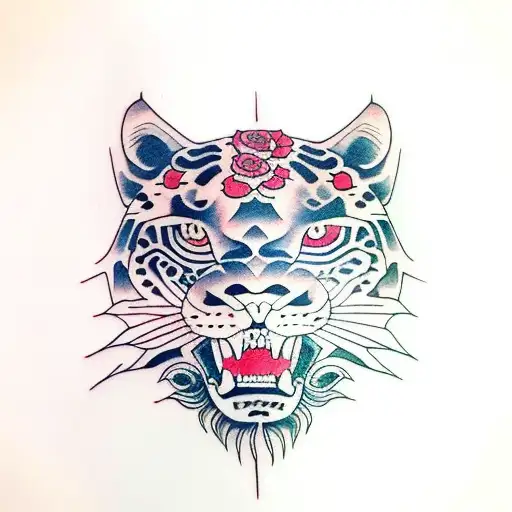 Black Jaguar Color Traditional Japanese