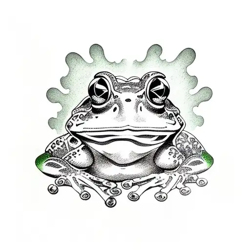 Frog In A Hotspring