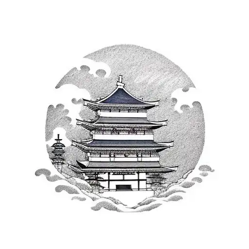 Mount Fuji With Torii Gate Background