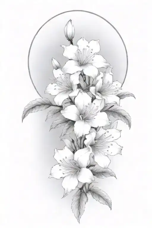 Azaleas Heavy Linework