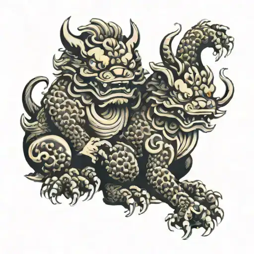 Foo Dog Pair