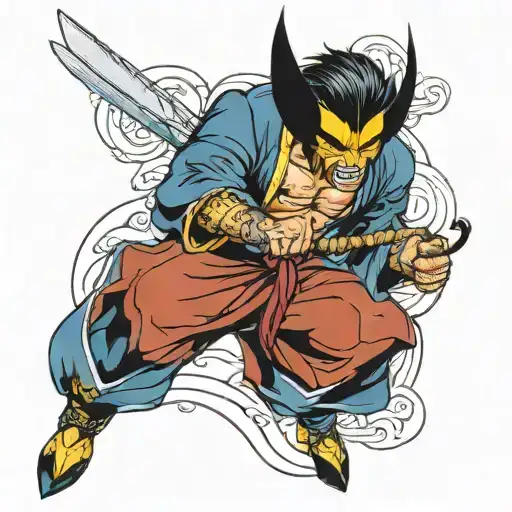 Wolverine Samurai Warrior