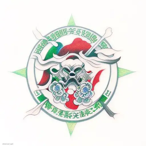 Green Cancer Ribbon Vietnam War Veteran