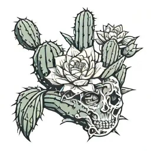 Cactus And Broken Heart