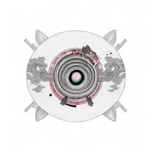 Black Hole Inside Broken Breastbone