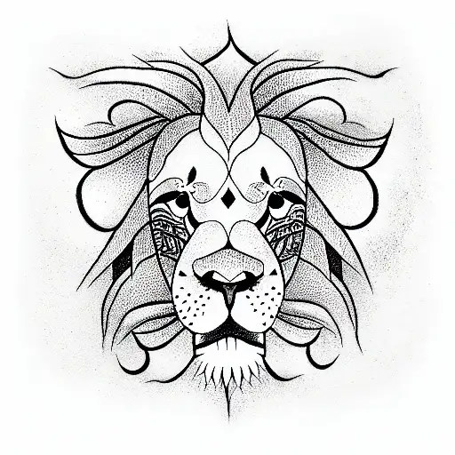 Lion With Lilly's
