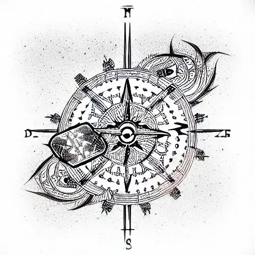 Inside Drram Catch Compass