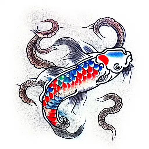Koi Fish Tentacles
