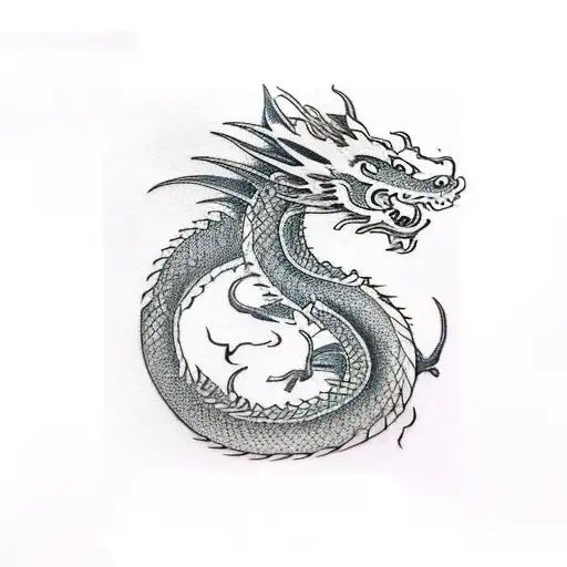 Dragon Chest Tatoo