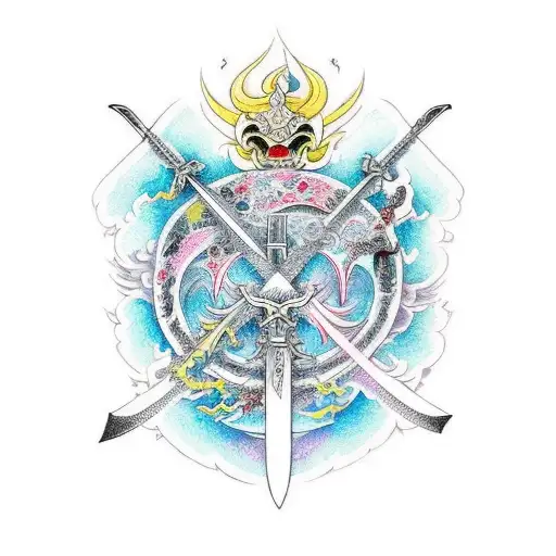 Sword With Chaos And Peace