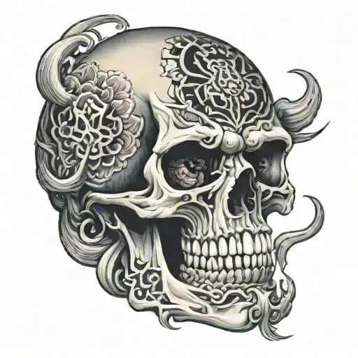 Evil Skull Inside