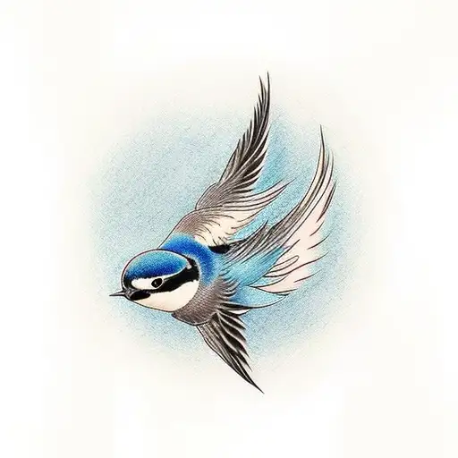 Swallow Bird Flying