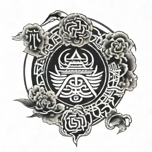 As Above So Below With Symbol Of Will