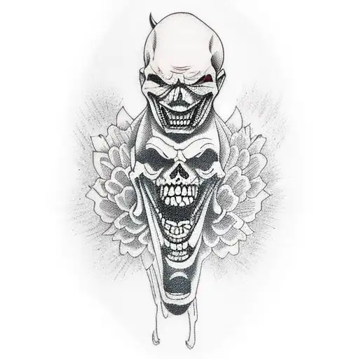 Bone Joker Full Sleeve