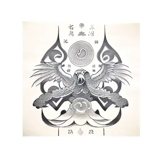 Eagle With Numeral 10