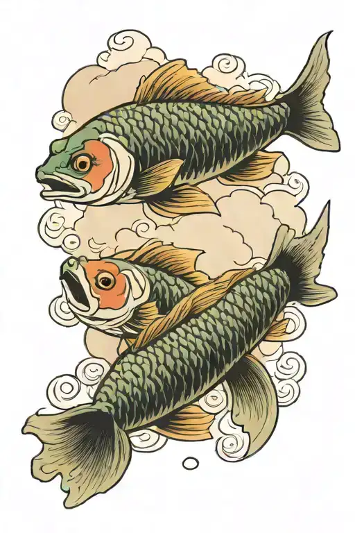 Fish Clouds Surrounding