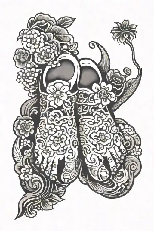 Baby Feet On My Calf