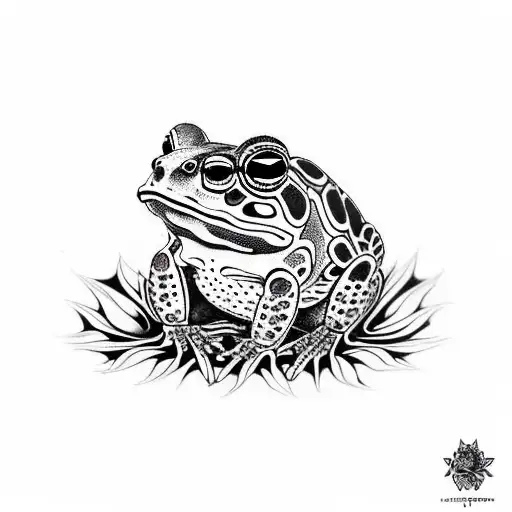 Bufo Alvarius Lotus Flower Toad