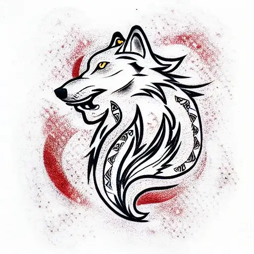 Wolf With Roma Logo