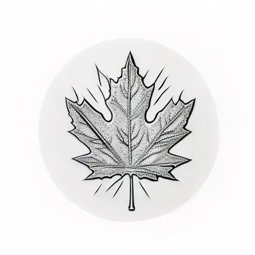 Orthopedic Tools Forming A Canadian Maple Leaf