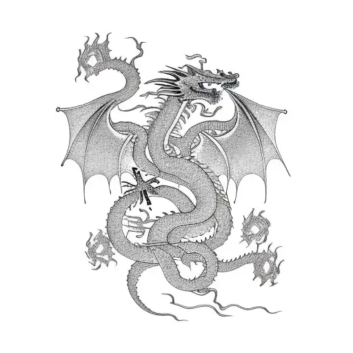 Dragon With The Text Drs