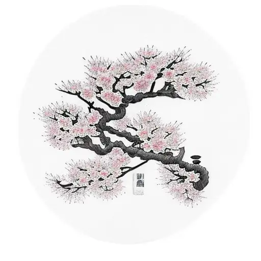 Cherry Blossom Tree Back