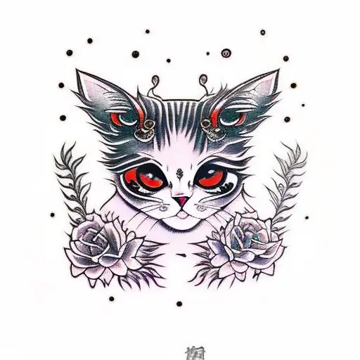 Cute Zombie Cat Girl