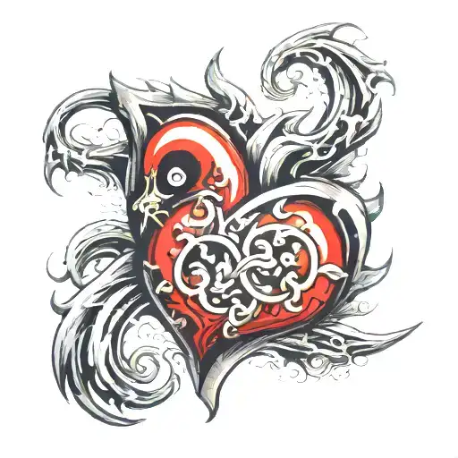 Broken Sword In Heart