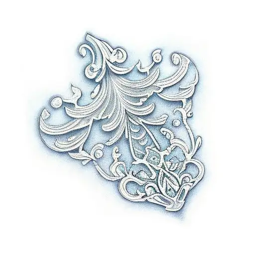 Elegant Filigree Acanthus Leaf