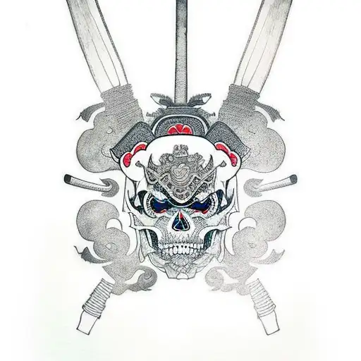 Samurai Skull
