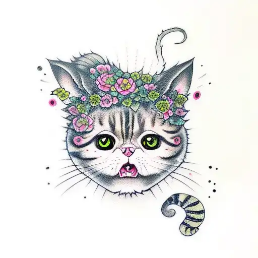 Cute Zombie Cat Girl