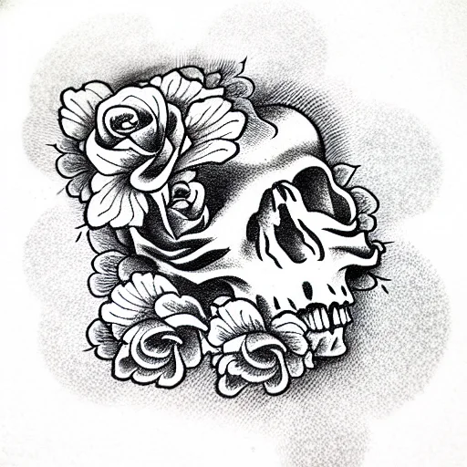 Skull And Roses