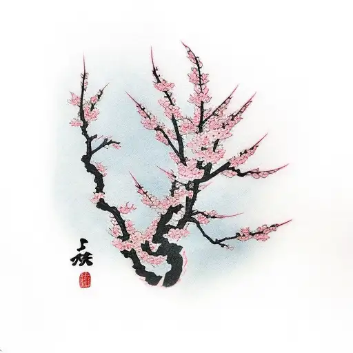 Bird And Cherry Blossom