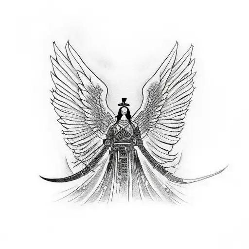 Angel Warrior Against Whole World