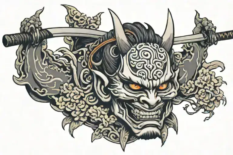 Oni Mask Katana