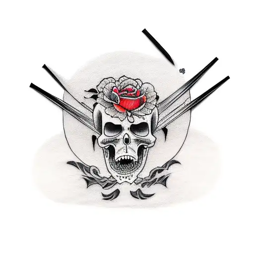 Grim Reaper With Rosarie