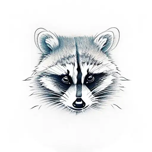 Raccoon On The Cloud