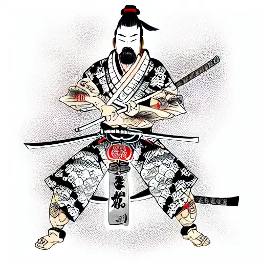 Samurai With A Sword