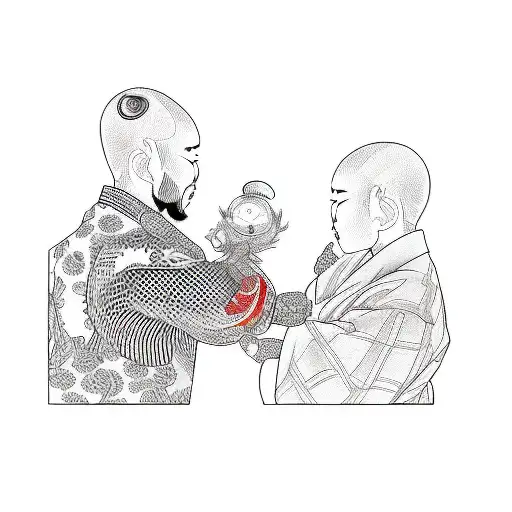 A Man Holding A Baby